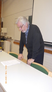 Sven-Erik Nylund redovisaar grupparbete