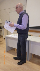 Stig Kumlín redovisar grupparbete